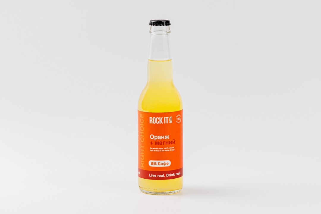 

Напиток б/а среднегазированный Оранж + магний, кафе, 330 мл