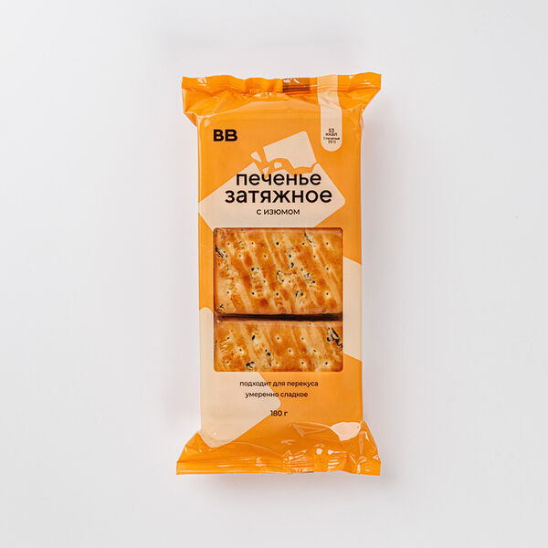 Печенье затяжное с изюмом 180 г