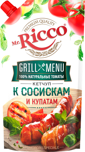 

Кетчуп Mr.Ricco К сосискам и купатам 300 г