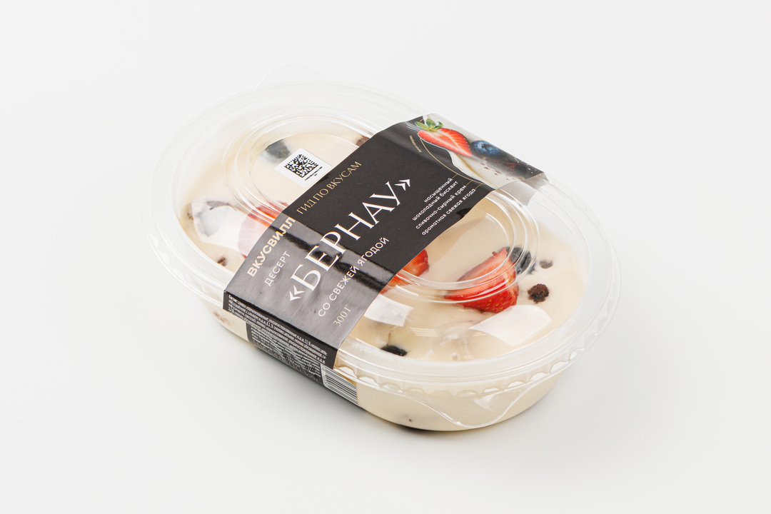 

Десерт ВкусВилл Бернау со свежей ягодой 300 г