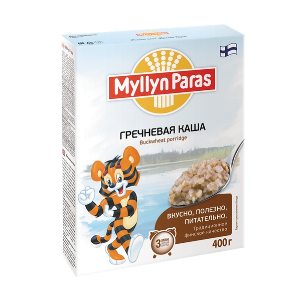 Каша гречневая Myllyn Paras из отборных хлопьев 400 г