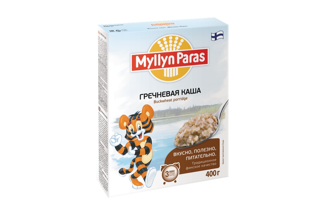 

Каша гречневая Myllyn Paras из отборных хлопьев 400 г