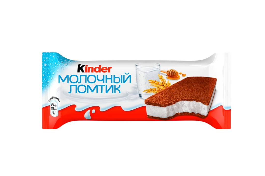 

Пирожное бисквитное Kinder Молочный ломтик с молочной начинкой 28 г
