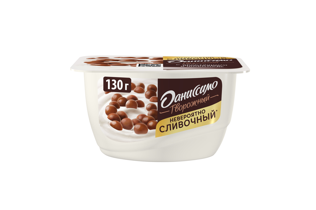 

Творожок Даниссимо с хрустящими шариками в шоколадной глазури 7.2% 130 г