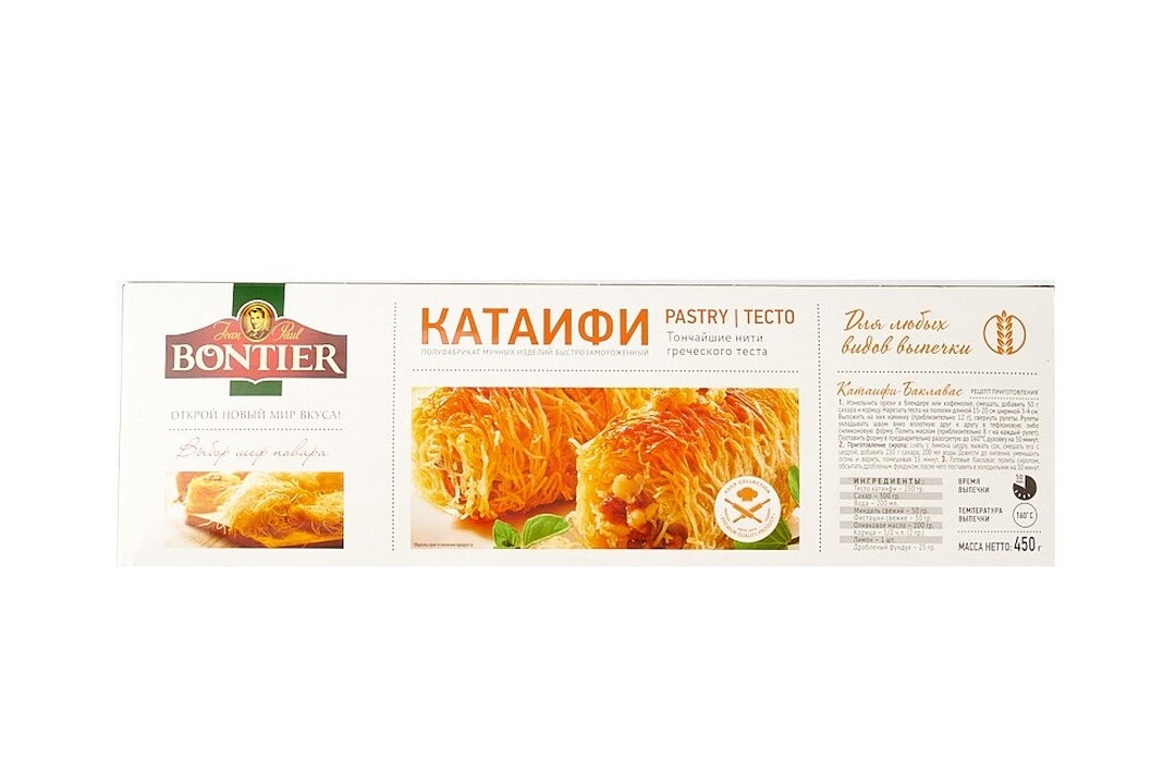 

Тесто Bontier Катаифи 450 г