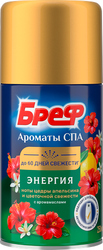 Освежитель воздуха Бреф Ароматы СПА Энергия 250 мл