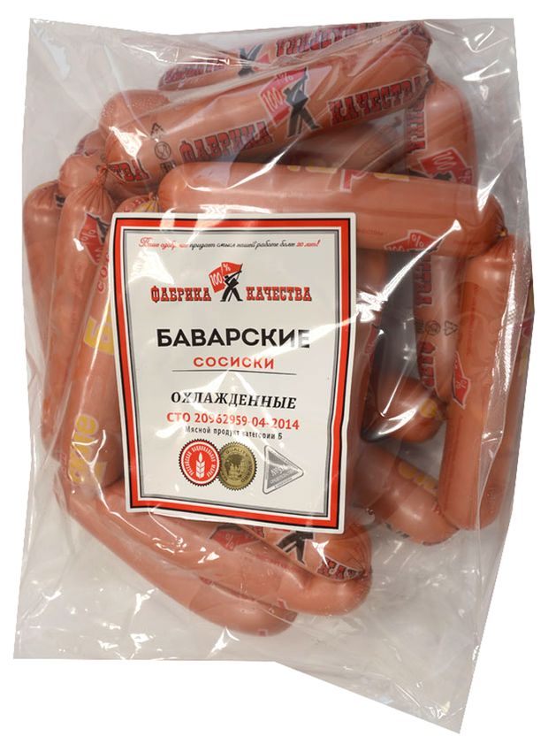 

Сосиски Фабрика качества Баварские вес