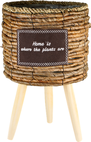 

Кашпо плетеное для цветов Giardino Club р. S d=18/21 см h=15 см арт. LEN-2412001S