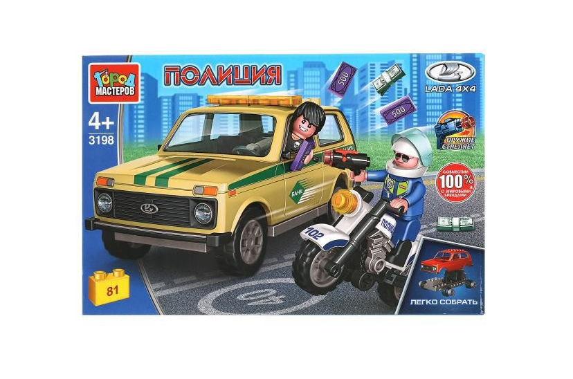 

Конструктор Город Мастеров Лада 1 шт в ассортименте