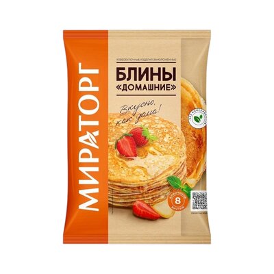 Блины Мираторг Домашние зам 400г