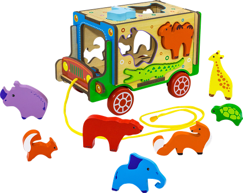 Каталка Alatoys на веревочке