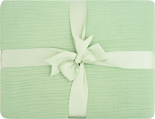 

Плед Homeclub зеленый муслин тканное полотно 180 х 200 см