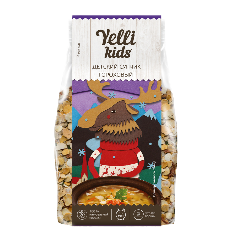 

Детский супчик Yelli kids Гороховый 100 г