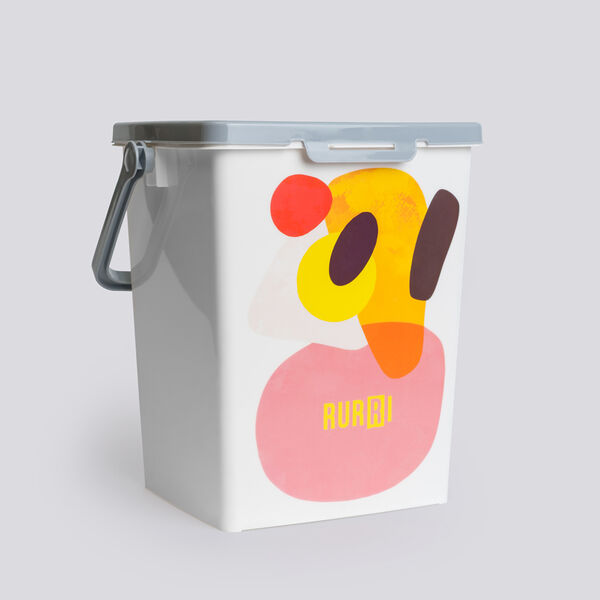 Контейнер для корма Rurri 5.5 л серый