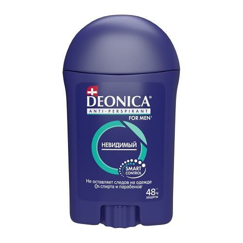 Антиперспирант-стик Deonica Невидимый Fresh For Men 40 мл