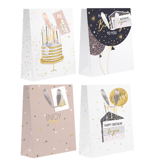 

Пакет подарочный Пакетико с тиснением люкс Lvs 31.5x25.5х11 см в ассортименте 1 шт.