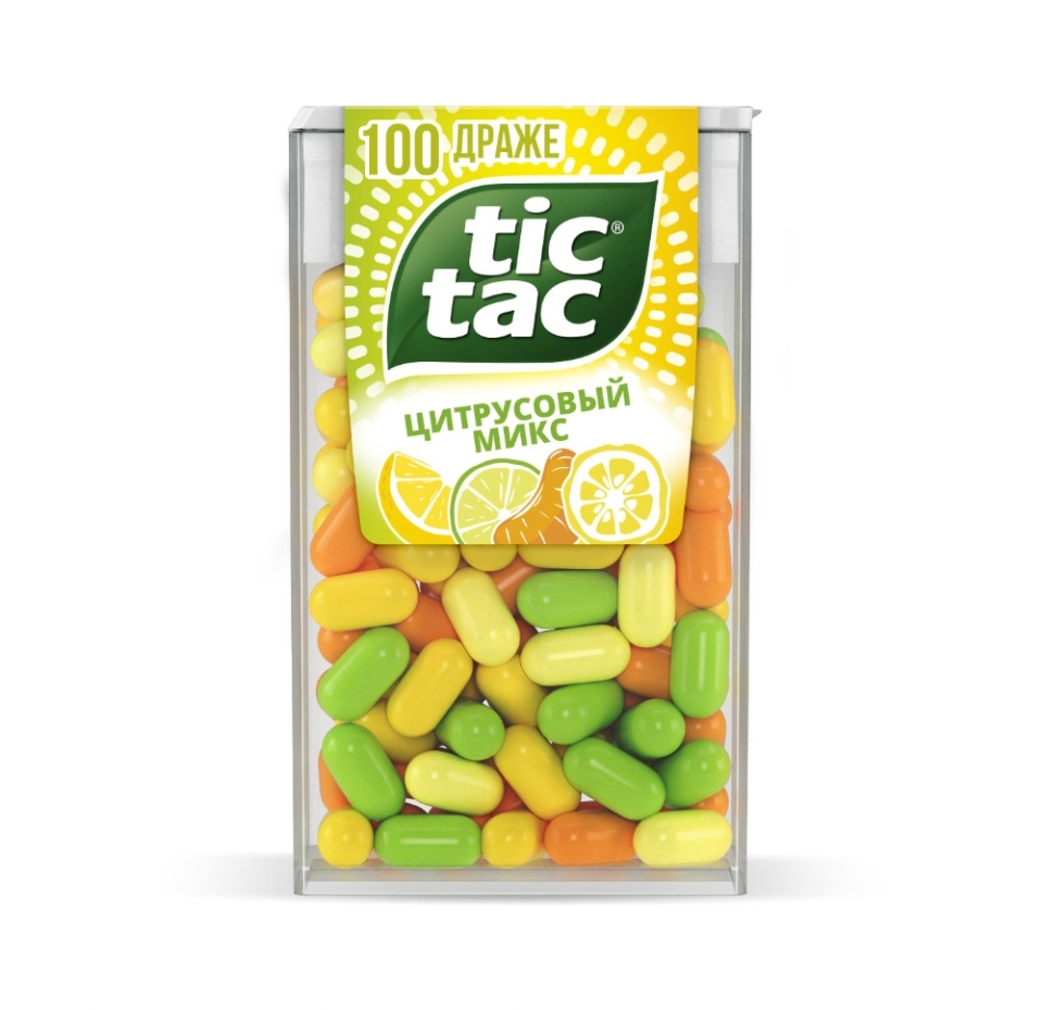

Драже Tic Tac Цитрусовый микс, 16 г