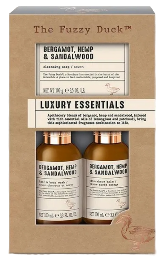 

Подарочный набор для мужчин Baylis&Harding The Fuzzy Duck Luxury Essentials Бергамот конопля сандаловое дерево 500 г