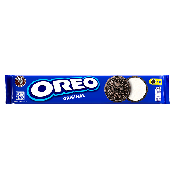 Печенье Oreo с какао и начинкой с ванильным вкусом 95 г