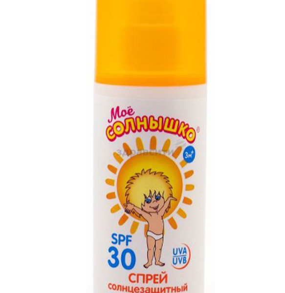 Спрей Моё солнышко солнцезащитный детский SPF 30 100 мл