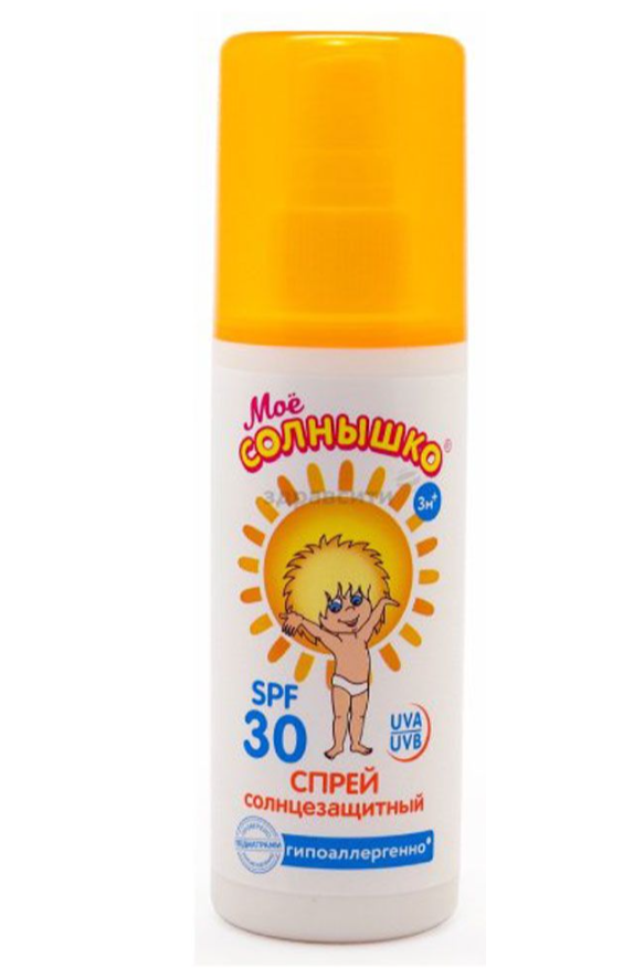 

Спрей Моё солнышко солнцезащитный детский SPF 30 100 мл