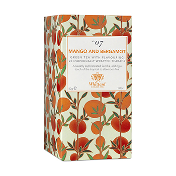 

Чай зелёный Whittard of Chelsea Манго и бергамот 25 пакетиков 50 г