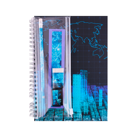 

Набор канцелярии Лента Kids Engineering 6 предметов с тетрадью