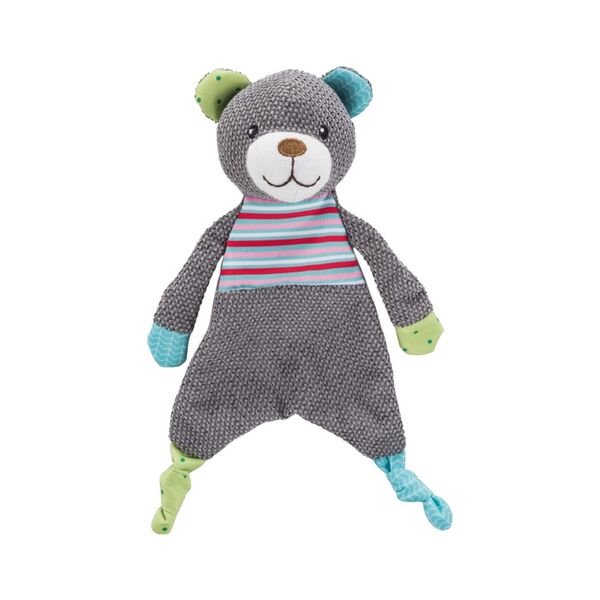 Игрушка TRIXIE д/щенков Junior Медведь с пищалкой и шуршащей пленкой 28см