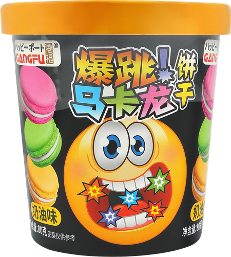 

Печенье-сэндвич Gang-Fu макарон с кремом и взрывной карамелью 80 г