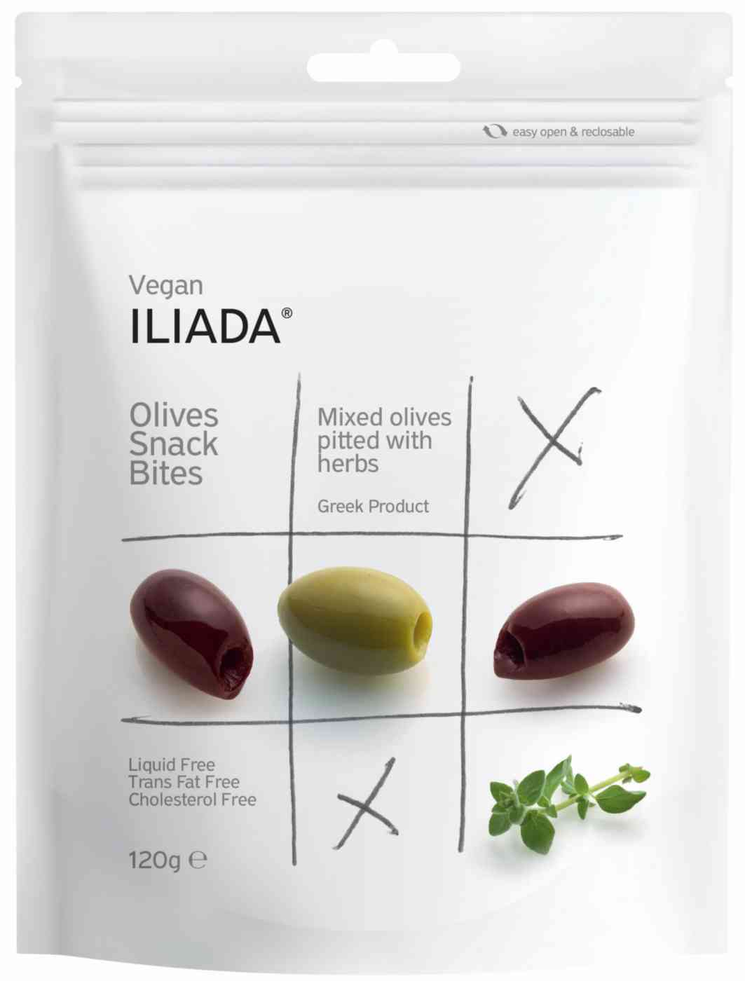 

Оливки Iliada ассорти без косточки с травами 120 г