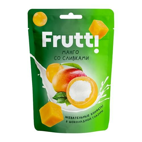 Жевательные конфеты Frutti со вкусом Манго со сливками 70 г
