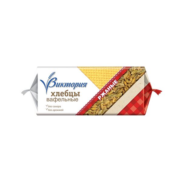Хлебцы вафельные Виктория ржаные 60г