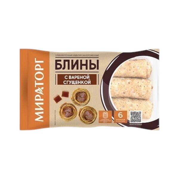 Блины с вареной сгущенкой 360г