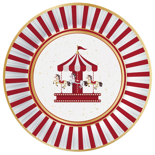 

Тарелки бумажные ND Play Карусель D 23 см 6 шт