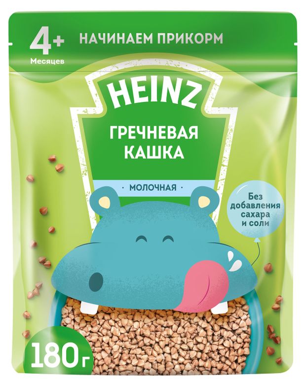 

Кашка Heinz Я Пробую гречневая молочная 180 г
