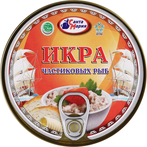 

Икра частиковых рыб САНТА МАРИЯ, 170г