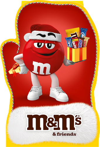 Набор кондитерских изделий M&M's Friends Варежка 121 г