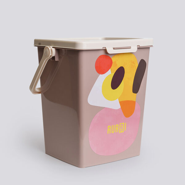 Контейнер для корма Rurri 5.5 л какао