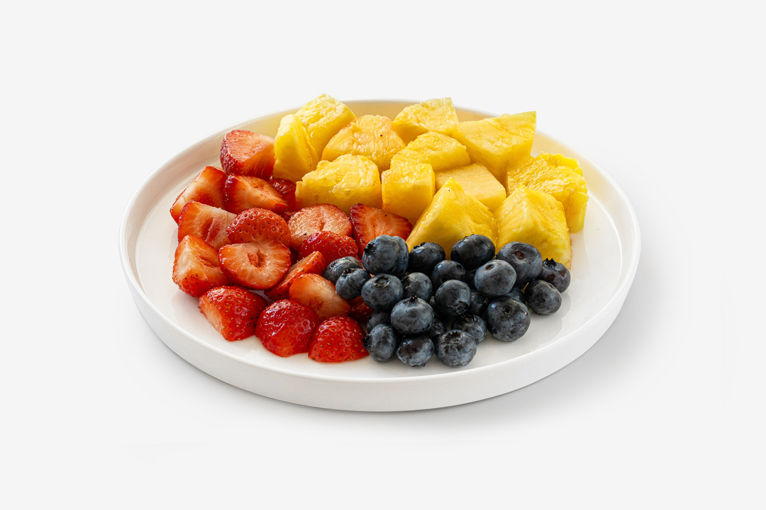 

Фруктовый микс ВкусВилл Фрешбар ананас, клубника, голубика, 300 г