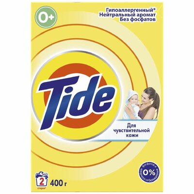 Стиральный порошок Tide для чувствительной кожи автомат 400 г