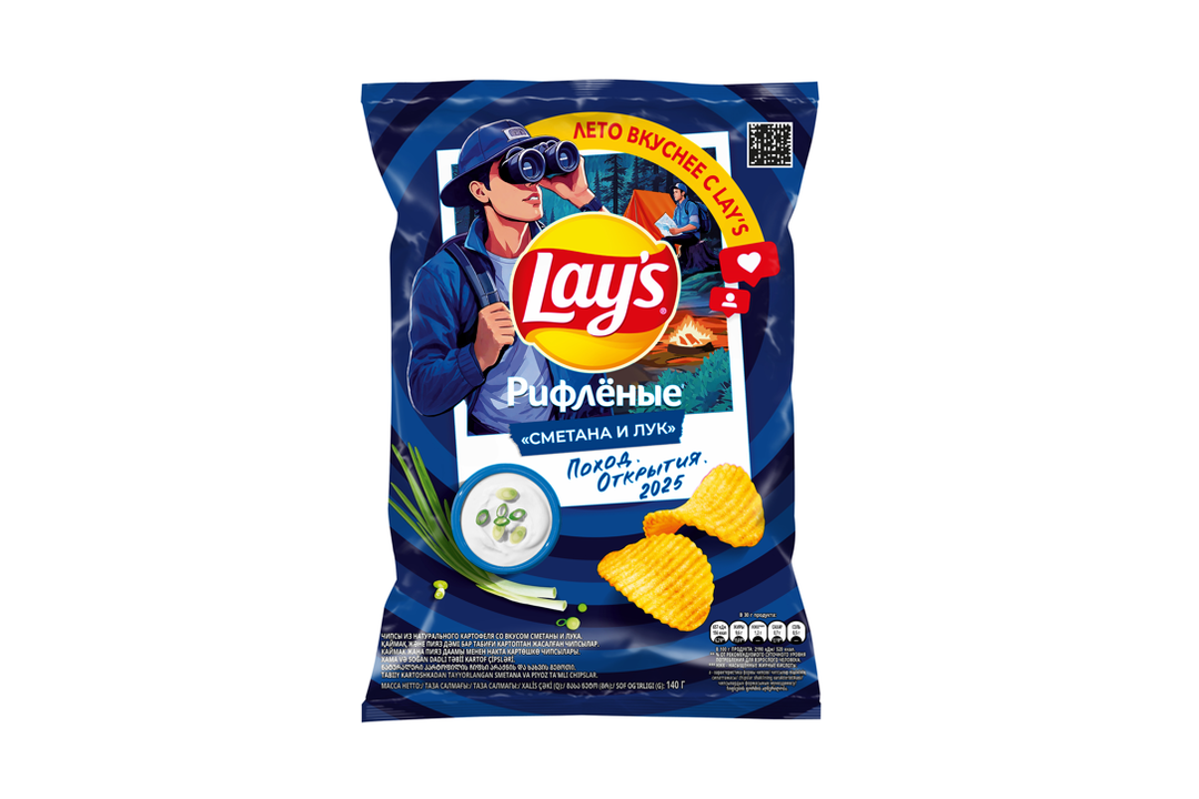 

Картофельные чипсы Lay's Сметана и лук 140 г