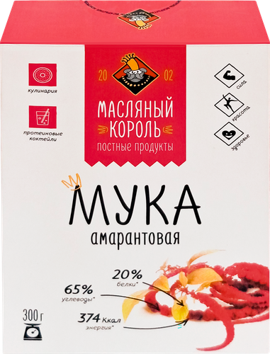 

Мука амарантовая Масляный Король 300 г