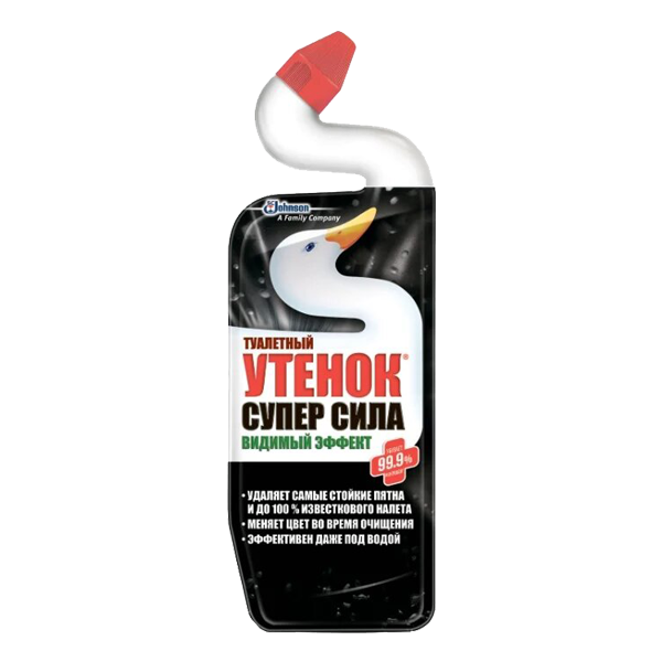 

Чистящий гель для унитазов Туалетный утенок Супер Сила Видимый эффект 500 мл