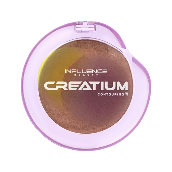 Контуринг для лица Influence Beauty Creatium с пудровой текстурой 01 Fractal flux