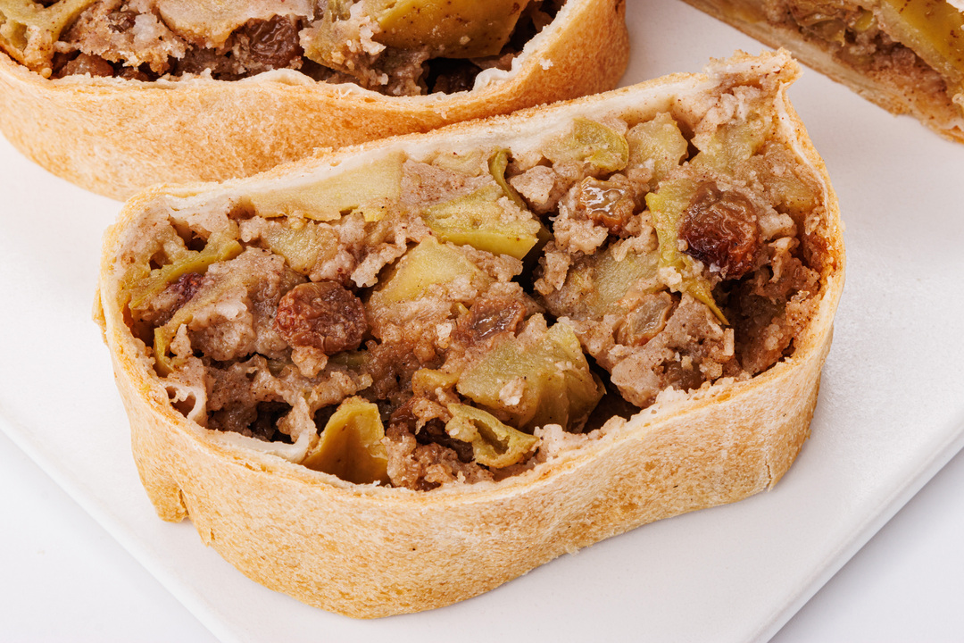 

Штрудель ВкусВилл Яблочный веган замороженный 600 г