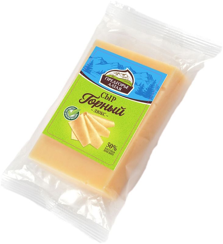 

Сыр Предгорье Алтая Горный люкс 50% 200 г