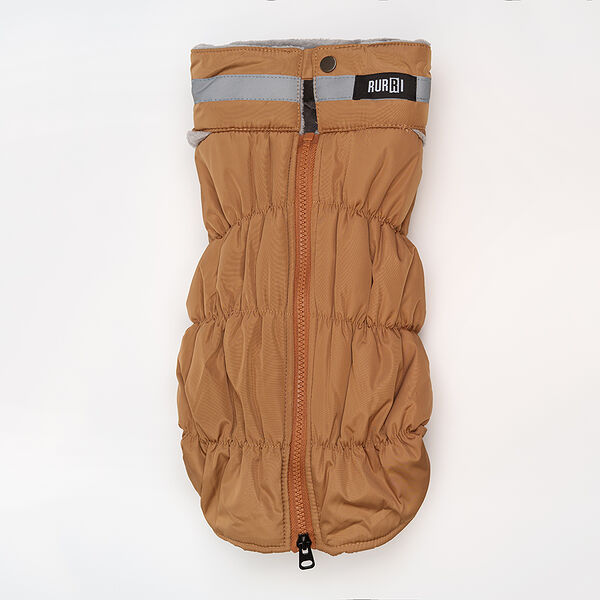 Куртка на замке коричневая French1