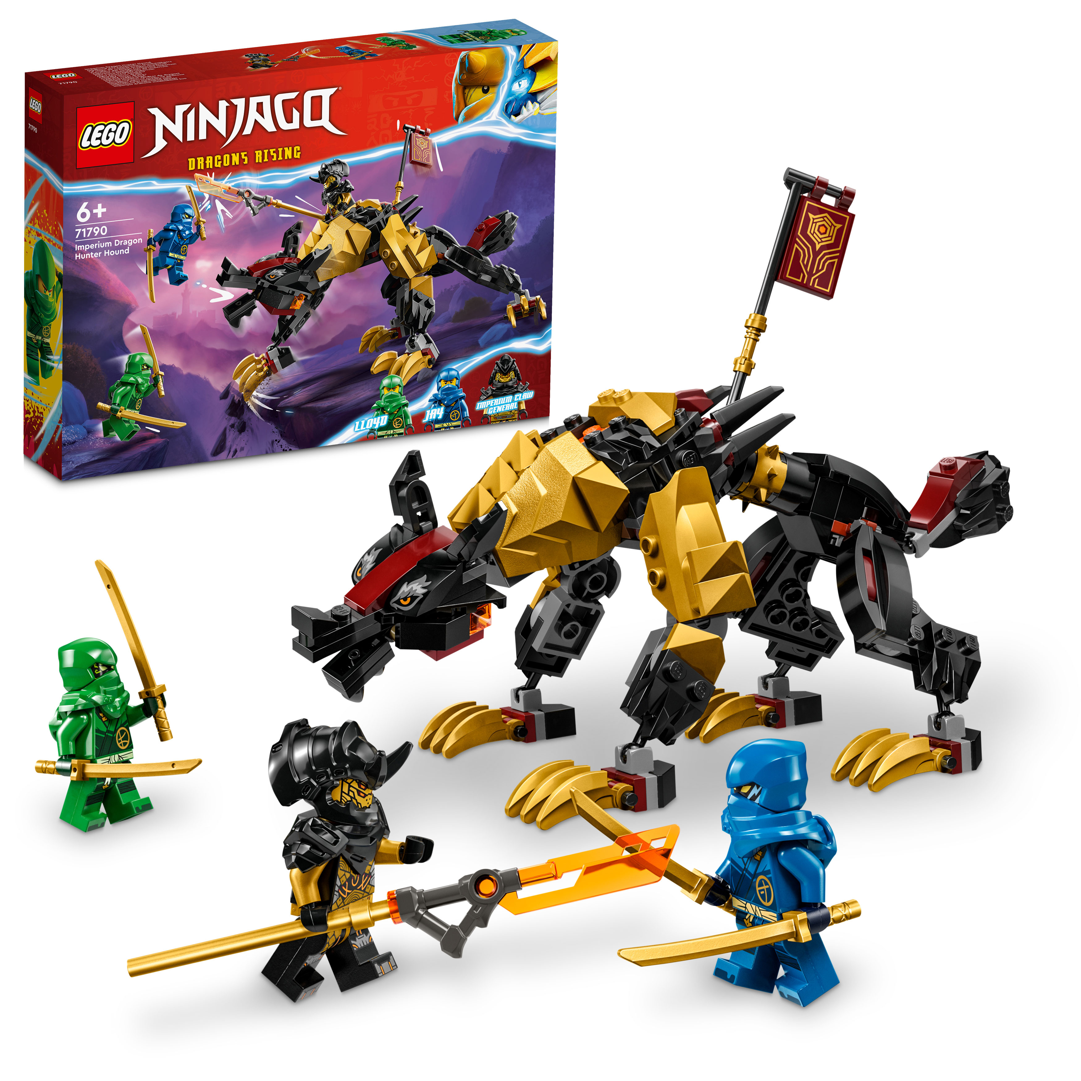 

Конструктор Lego Ninjago Имперская гончая Истребитель драконов 198 деталей арт. 71790
