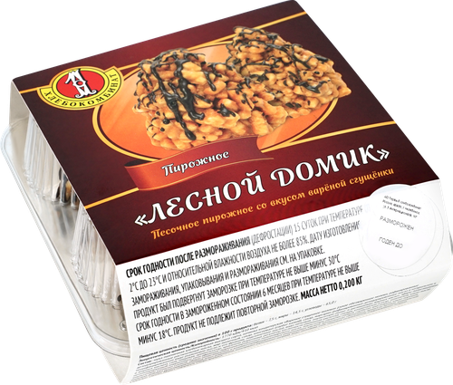 

Пирожное Первый хлебокомбинат Лесной домик 200 г