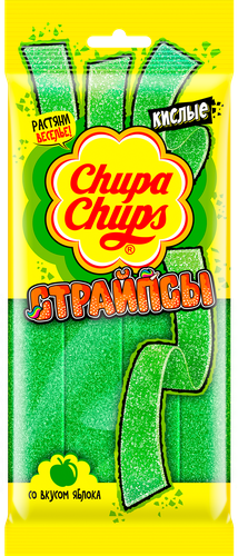 

Мармелад Chupa Chups Кислые страйпсы яблоко 120 г